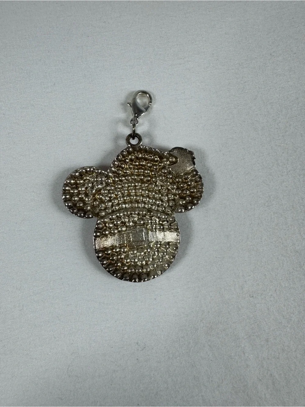Disney Mickey Mouse Christmas Rhinestone Glitter Face Keychain Bag Charm